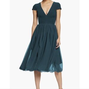 Dress the population Corey fit and flare knee-length dress size XL
